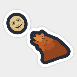 The bear in the big blue house Sticker